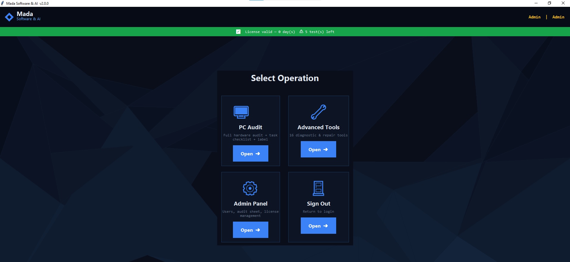 Mada Audit v2.0.0